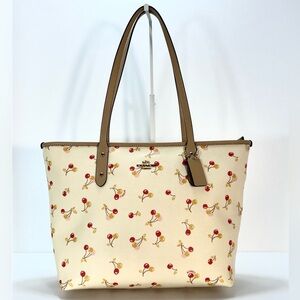 Coach Cherry Print Tote